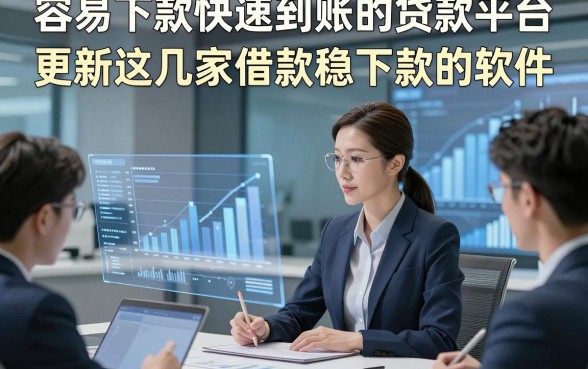 容易下款快速到账的贷款平台，更新​这几家借款稳下款的软件