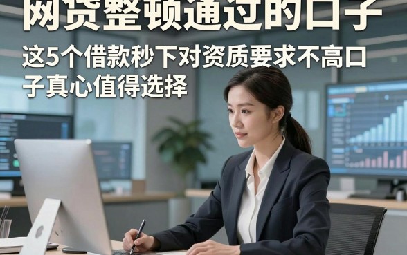 网贷整顿通过的口子，这5个借款秒下对资质要求不高口子真心值得选择