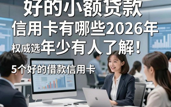 好的小额贷款 信用卡有哪些2026年少有人了解！权威筛选5个好的借款信用卡秒下款的app