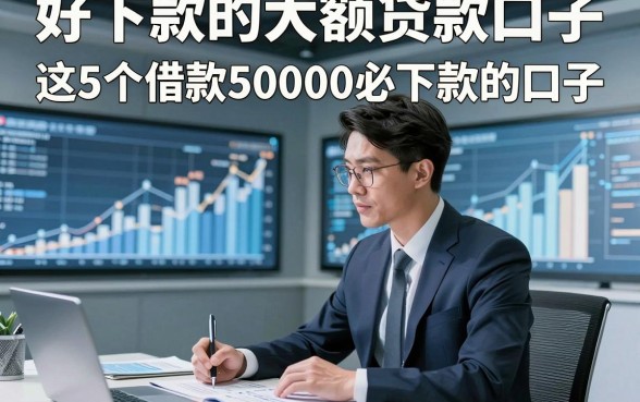 好下款的大额贷款口子，研讨​这5个借款50000必下款的口子