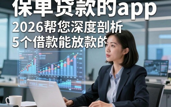 保单贷款的app，2026帮您深度剖析5个借款能放款的app