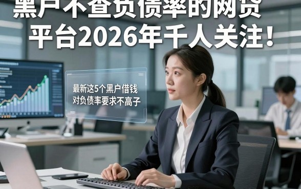 黑户不查负债率的网贷平台2026年千人关注！最新这5个黑户借钱对负债率要求不高口子