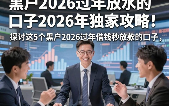 黑户2026过年放水的口子2026年独家攻略！探讨这5个黑户2026过年借钱秒放款的口子