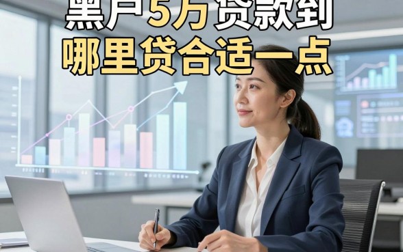 黑户5万贷款到哪里贷合适一点，同时整理这5个借款5万对征信要求不高软件