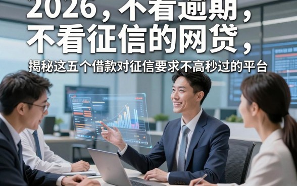 2026不看逾期不看征信的网贷，揭秘这五个借款对征信要求不高秒过的平台