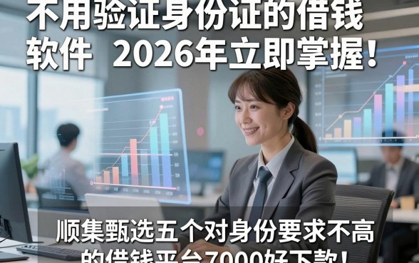 不用验证身份证的借钱软件2026年立即掌握！顺便甄选五个对身份要求不高的借钱平台7000好下款