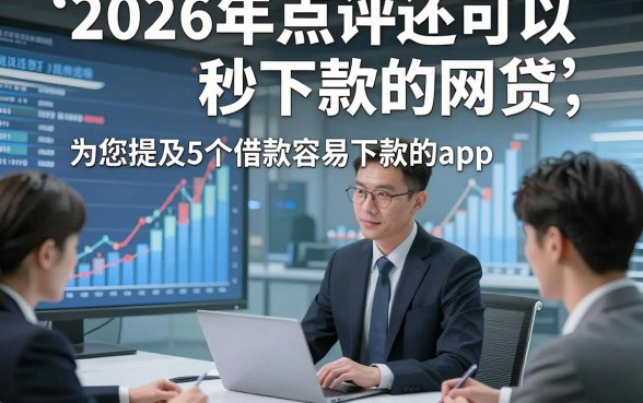 2026年点评还可以秒下款的网贷，为您提及5个借款容易下款的app