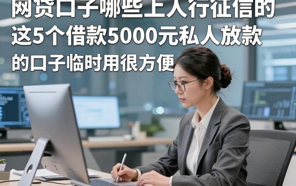 网贷口子哪些上人行征信的，这5个借款5000元私人放款的口子临时用很方便