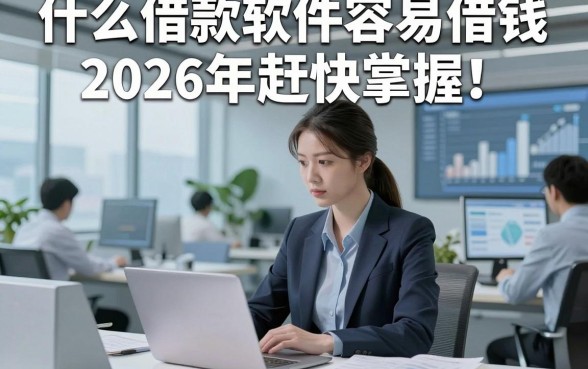 什么借款软件容易借钱2026年赶快掌握！本文收集五个贷款对资质要求不高5000马上放款的平台