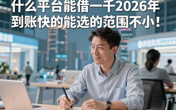 什么平台能借一千2026年到账快的能选的范围不小！，本篇精心揭秘这5个贷款平台！
