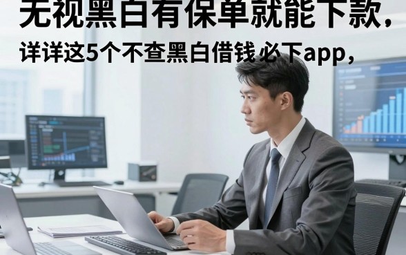 无视黑白有保单就能下款，详述这5个不查黑白借钱必下app