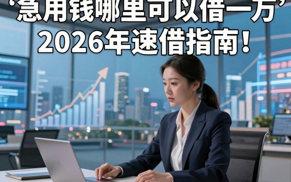 急用钱哪里可以借一万2026年速借指南！本篇解说这五个借款一万秒下款的平台