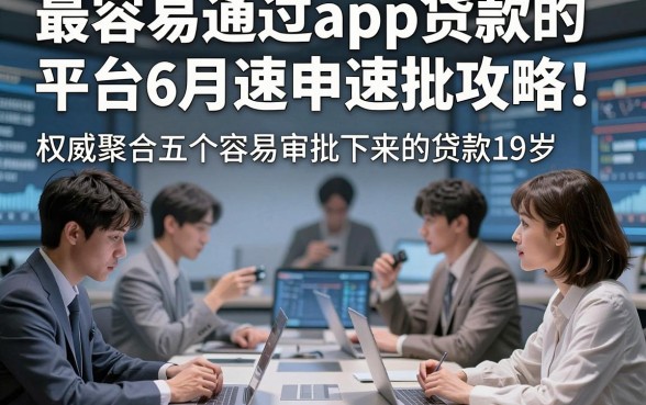 最容易通过app贷款的平台6月速申速批攻略！权威聚合五个容易审批下来的贷款19岁