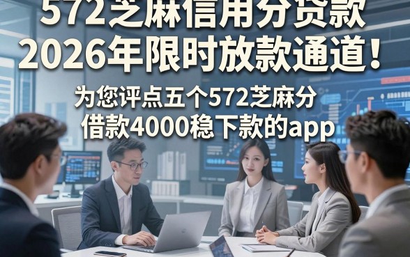 572芝麻信用分贷款2026年限时放款通道！为您评点五个572芝麻分借款4000稳下款的app