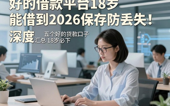 好的借款平台18岁能借到2026保存防丢失!深度汇总五个好的贷款口子18岁必下
