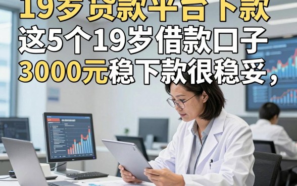 19岁贷款平台下款，这5个19岁借款口子3000元稳下款很稳妥