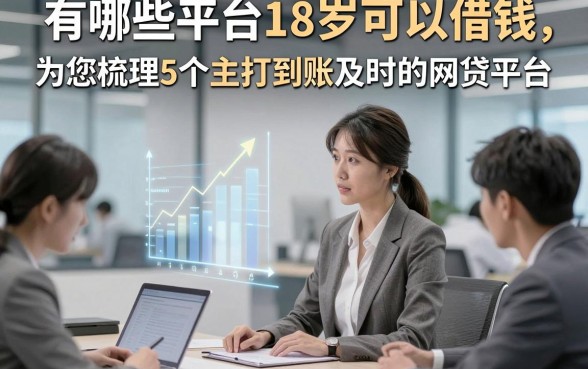 有哪些平台18岁可以借钱，为您梳理5个主打到账及时的网贷平台