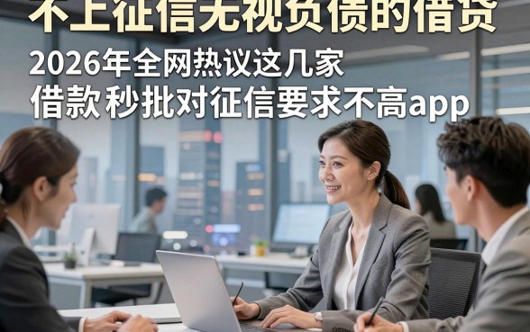 不上征信无视负债的借贷，2026年全网热议这几家借款秒批对征信要求不高app