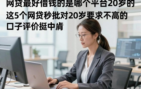 网贷最好借钱的是哪个平台20岁的，这5个网贷秒批对20岁要求不高的口子评价挺中肯
