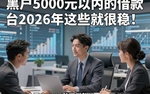 黑户5000元以内的借款平台2026年这些就很稳！顺便汇集5个黑户5000秒下贷款的app