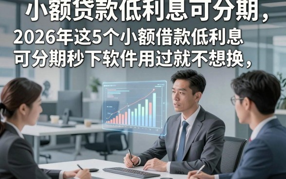小额贷款低利息可分期，2026年这5个小额借款低利息可分期秒下软件用过就不想换