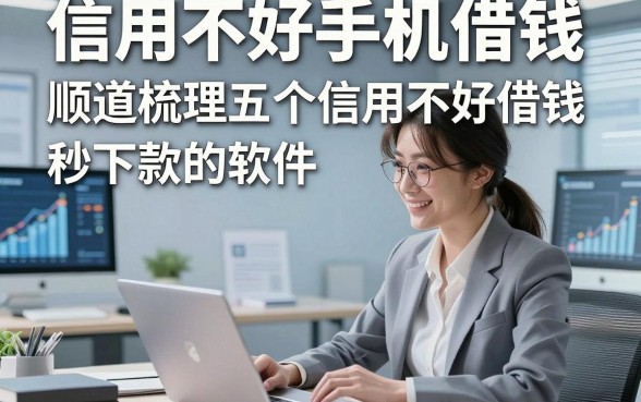信用不好手机借钱，顺道梳理五个信用不好借钱秒下款的软件