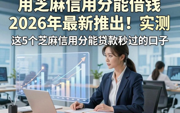 用芝麻信用分能借钱2026年最新推出！实测​这5个芝麻信用分能贷款秒过的口子