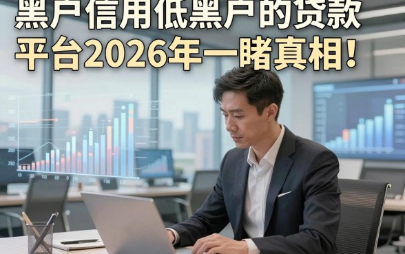 黑户信用低黑户的贷款平台2026年一睹真相！顺道梳理五个黑户信用低借款私人放款口子