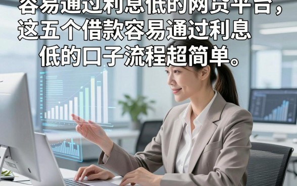 容易通过利息低的网贷平台，这五个借款容易通过利息低的口子流程超简单