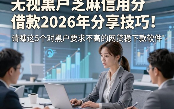 无视黑户芝麻信用分借款2026年分享技巧！请瞧这5个对黑户要求不高的网贷稳下款软件