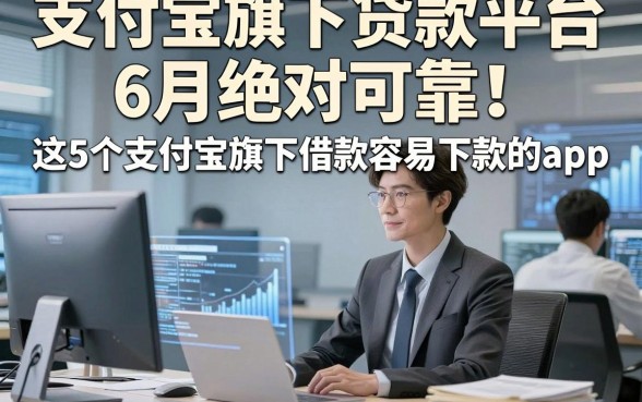 支付宝旗下贷款平台6月绝对可靠！揭秘​这5个支付宝旗下借款容易下款的app