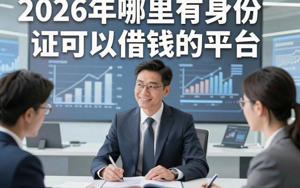 2026年哪里有身份证可以借钱的平台，这五个身份证借钱对要求不高软件用过都说还不错
