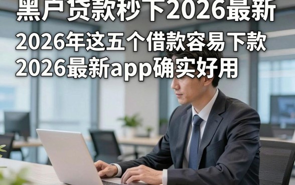 黑户贷款秒下2026最新，2026年这五个借款容易下款2026最新app确实好用