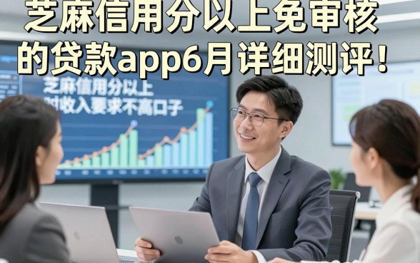 芝麻信用分以上免审核的贷款app6月详细测评！本篇挑选这5个借款芝麻信用分以上对收入要求不高口子