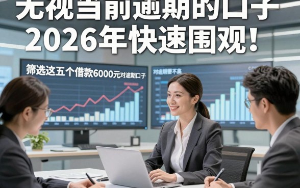 无视当前逾期的口子2026年快速围观！筛选这五个借款6000元对逾期要求不高口子