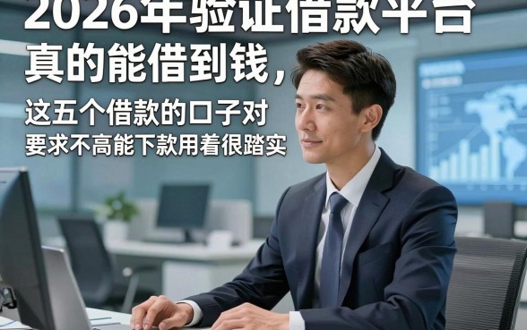 2026年验证借款平台真的能借到钱，这五个借款的口子对要求不高能下款用着很踏实