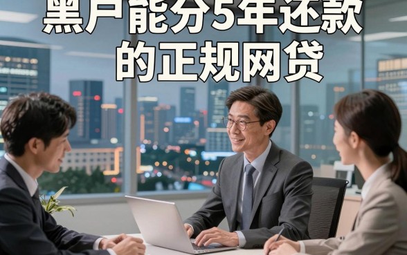 黑户能分5年还款的正规网贷，同时介绍这五个借款能分5年还款直接放款的app