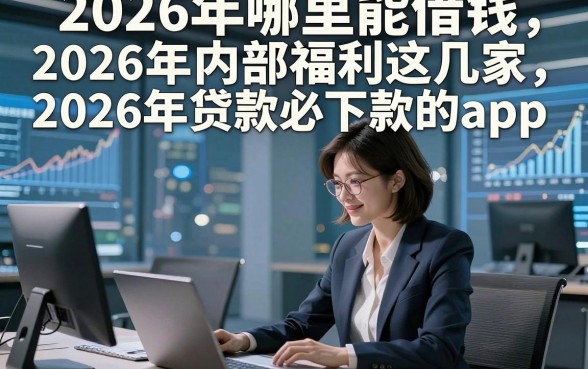 2026年哪里能借钱，2026年内部福利这几家2026年贷款必下款的app