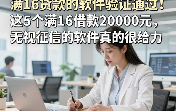 满16贷款的软件验证通过！这5个满16借款20000元无视征信的软件真的很给力