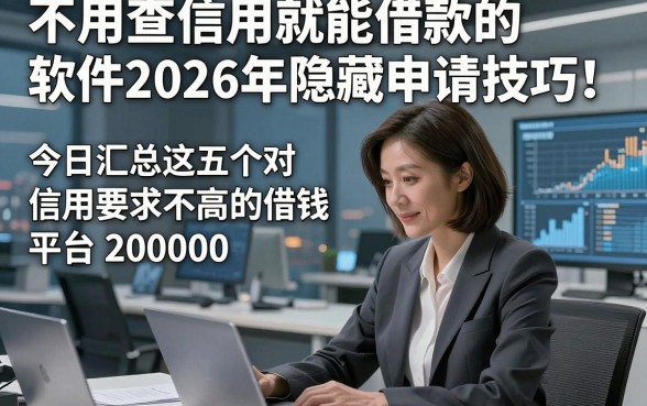 不用查信用就能借款的软件2026年隐藏申请技巧！今日汇总这五个对信用要求不高的借钱平台20000
