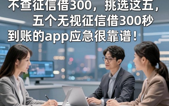 不查征信借300，挑选这五个无视征信借300秒到账的app应急很靠谱
