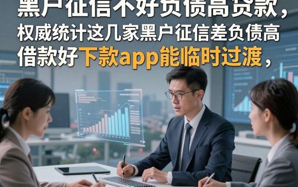 黑户征信不好负债高贷款，权威统计这几家黑户征信差负债高借款好下款app能临时过渡