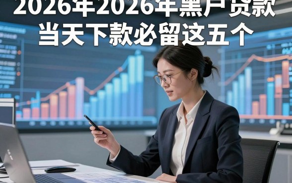 2026年2026年黑户贷款当天下款必留这五个，本篇为您细致归类！