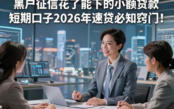 黑户征信花了能下的小额贷款短期口子2026年速贷必知窍门！为您展示5家专注短期借款的靠谱网贷平台