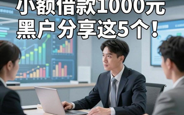 小额借款1000元黑户分享这5个！本篇为您深度呈现！