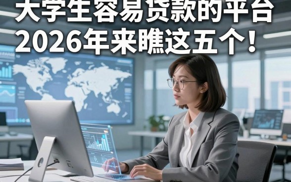 大学生容易贷款的平台2026年来瞧这五个！本文为您全面探寻！