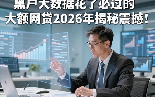 黑户大数据花了必过的大额网贷2026年揭秘震撼！带您解说这五个支持芝麻信用分的网贷