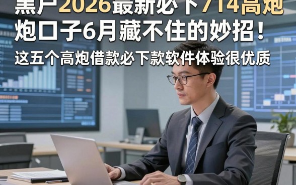黑户2026最新必下714高炮口子6月藏不住的妙招！这五个高炮借款必下款软件体验很优质