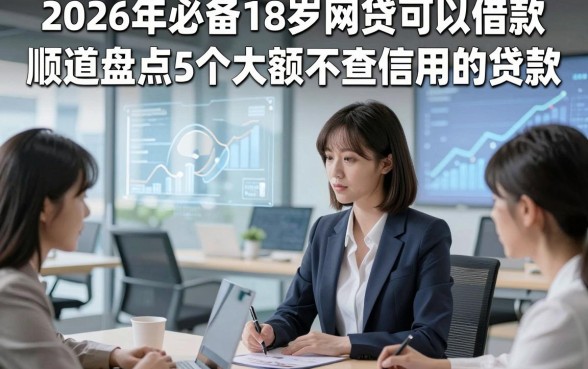 2026年必备18岁网贷可以借款，顺道盘点5个大额不查信用的贷款