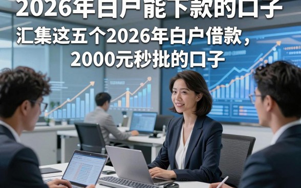 2026年白户能下款的口子，顺便汇集这五个2026年白户借款2000元秒批的口子